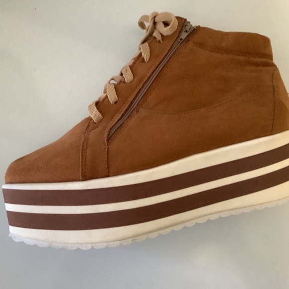 Camel shoes with textil - Picture 2 of 7